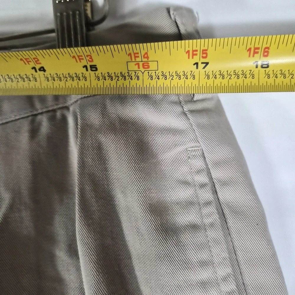 Vintage Polo Ralph Lauren Andrew Pant Khaki Pleated Chino Pants Mens 36x30